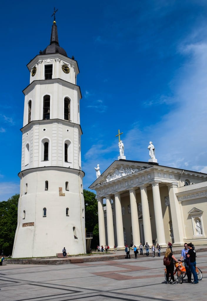 Vilnius Cathedral Basilica Bell Tower Lithuania