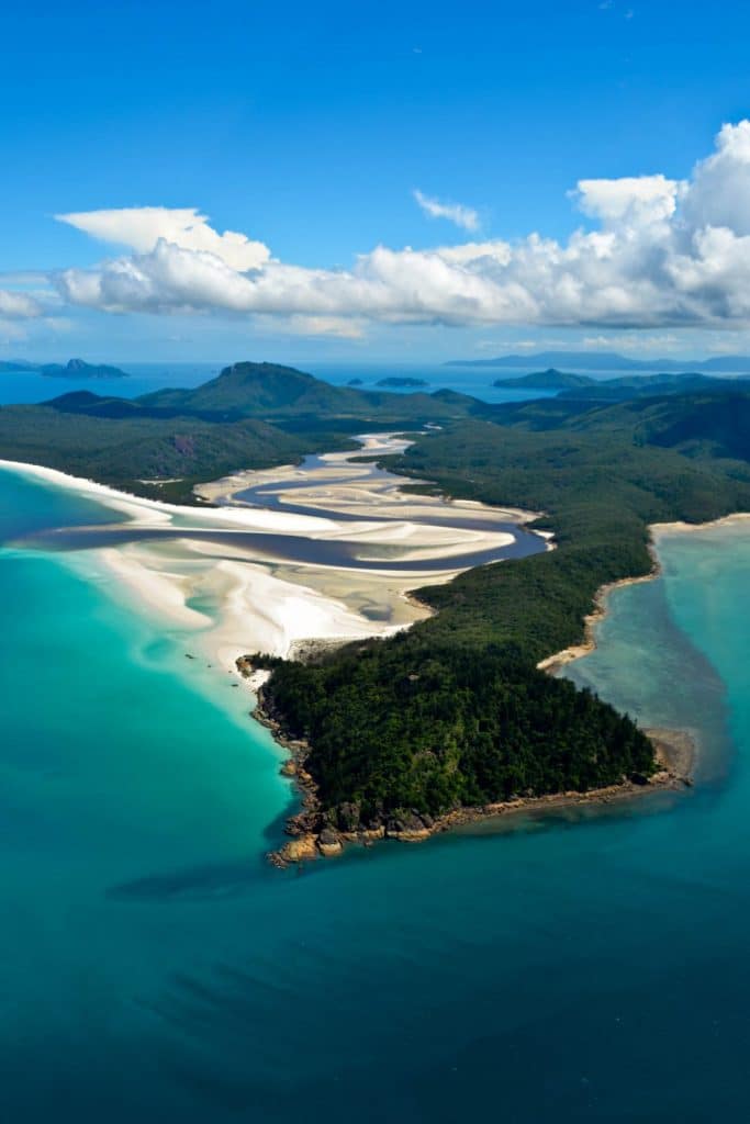 Whitehaven Beach Hill Inlet Whitsundays Australia