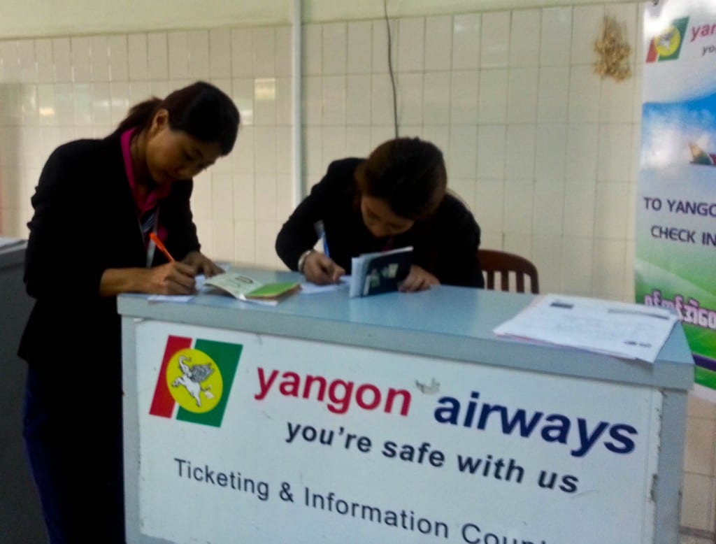 Air Mandalay Yangon Myanmar