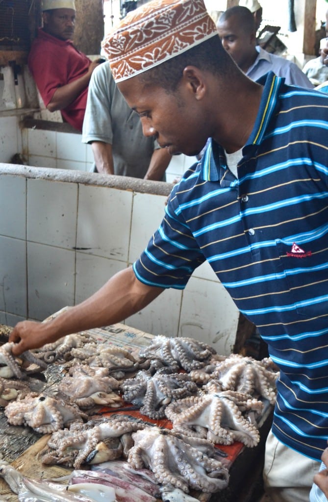 Fish market Stone Town Zanzibar