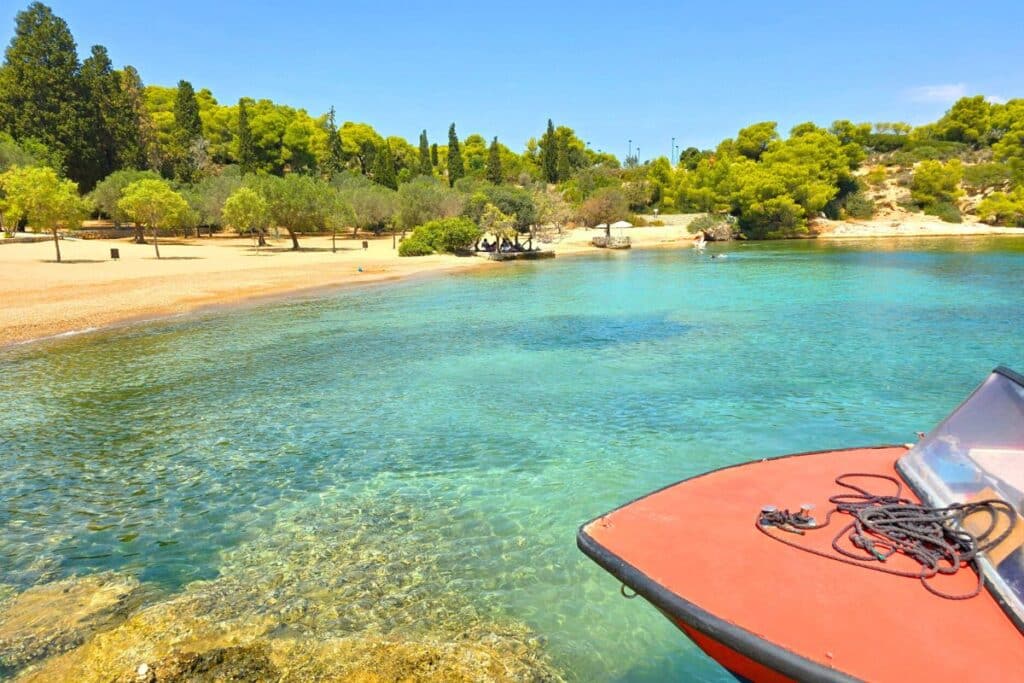 Zogerias Beach Spetses Greek Islands